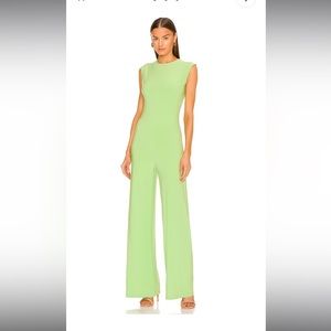 Sleeveless Jumpsuit in Gemini Green